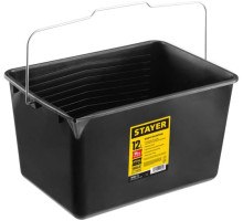 Малярное пластмассовое ведро 12 л, STAYER 06092-12