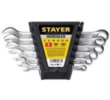 Набор комбинированных гаечных ключей Stayer 6 шт 6 - 14 мм HERCULES 27085-H6_z01