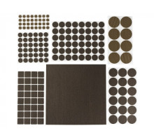 Набор самоклеящихся накладок на мебельные ножки Stayer COMFORT 98шт коричневые 40916-H98