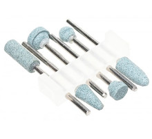 Набор шлифовальных абразивных насадок STAYER с оправкой карбид кремния 6 шт. 29921-H6
