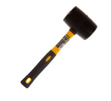 Резиновая черная киянка с фибергласовой ручкой 900г STAYER PROFESSIONAL 2054-90