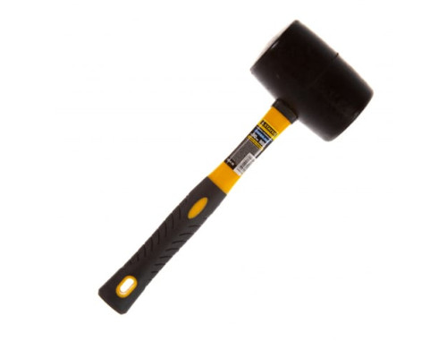 Резиновая черная киянка с фибергласовой ручкой 900г STAYER PROFESSIONAL 2054-90