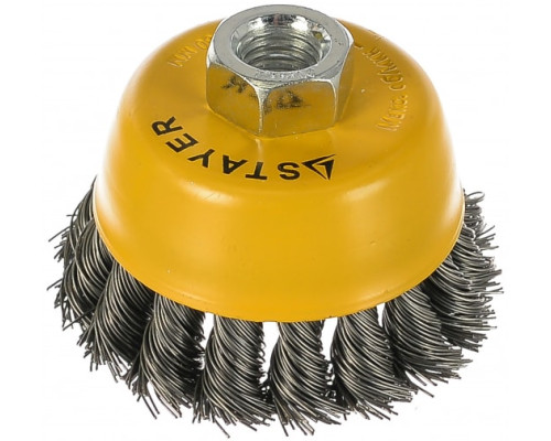 Щетка чашечная "MASTER" (80 мм; М14) для УШМ STAYER 35128-080_z01