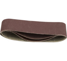 Шлифовальная универсальная бесконечная лента STAYER на тканевой основе для ЛШМ P180 75x457 мм 3 шт. 35441-180