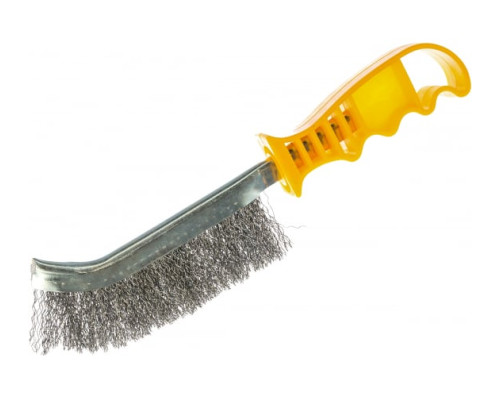 Стальная латунированная щетка STAYER MASTER 3508