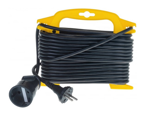 Удлинитель на рамке STAYER MF 207, 15 м, 2200 Вт, 1 гнездо, ПВС 2х0,75 мм2, 55014-15_z01