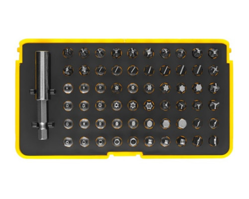 Биты CR-V, с магнитным адаптером, 61 предмет STAYER SuperUniversal 26084-H61