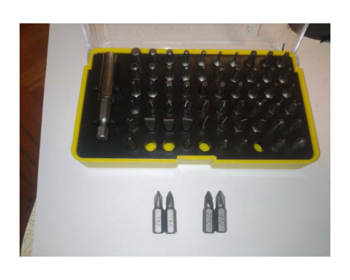 Биты CR-V, с магнитным адаптером, 61 предмет STAYER SuperUniversal 26084-H61