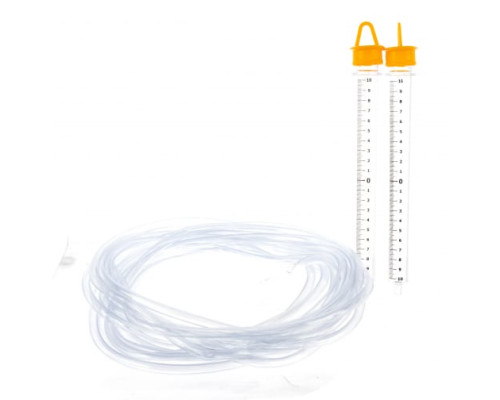 Гидроуровень с усиленной измерительной колбой большого размера, d 8мм, 10м, STAYER 3486-06-10