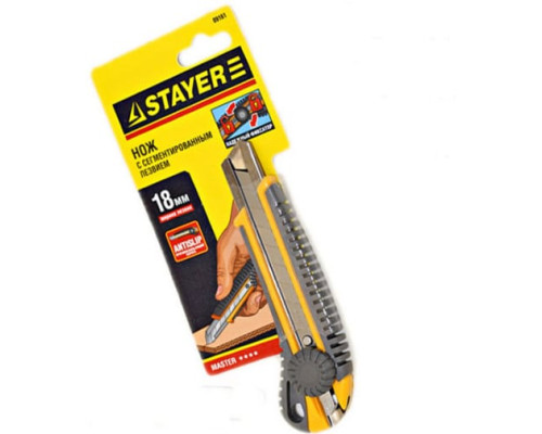 Нож STAYER МАСТЕР 09161