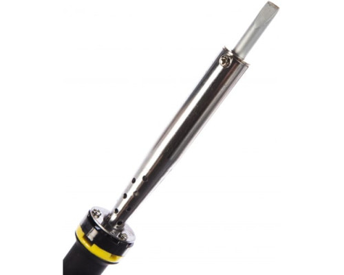 Паяльник с двухкомпонентной рукояткой и долговечным жалом, в комплекте припой и подставка, 100Вт, клин STAYER PROFI 55300-100