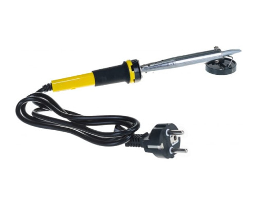 Паяльник с двухкомпонентной рукояткой и долговечным жалом, в комплекте припой и подставка, 100Вт, клин STAYER PROFI 55300-100