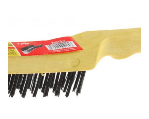 Проволочная стальная щетка, 4 ряда STAYER MASTER 35015-4