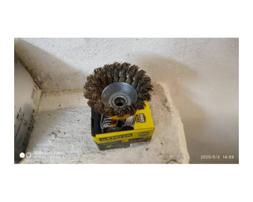 Щетка чашечная "MASTER" (80 мм; М14) для УШМ STAYER 35128-080_z01