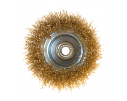 Щетка чашечная PROFESSIONAL (125 мм; М14; витая латунированная проволока 0.3 мм) для УШМ STAYER 35125-125