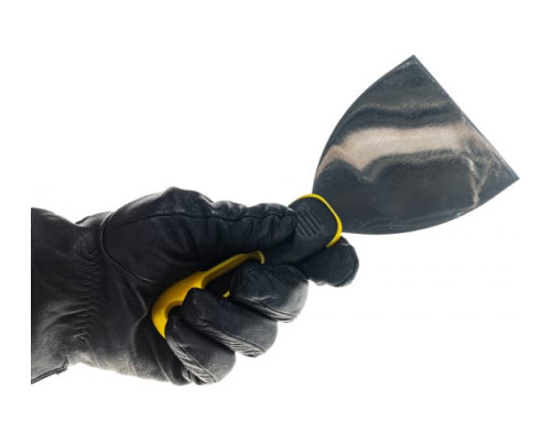 Шпатель с профилированным нержавеющим полотном и 2к ручкой 100мм STAYER PROFESSIONAL 10045-10