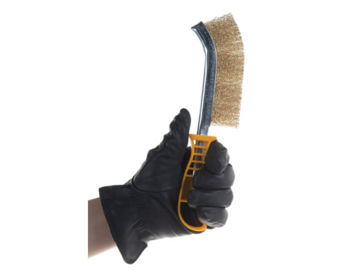Стальная латунированная щетка STAYER MASTER 3508