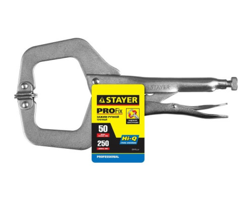 Точечный ручной зажим 250x50мм STAYER PROFI PRO-Fix 22476_z01