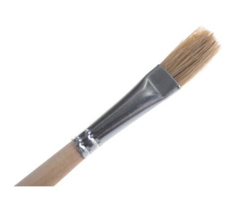 Тонкая кисть STAYER UNIVERSAL-STANDART, светлая натуральная щетина, деревянная ручка, №10 x 11мм 0124-10