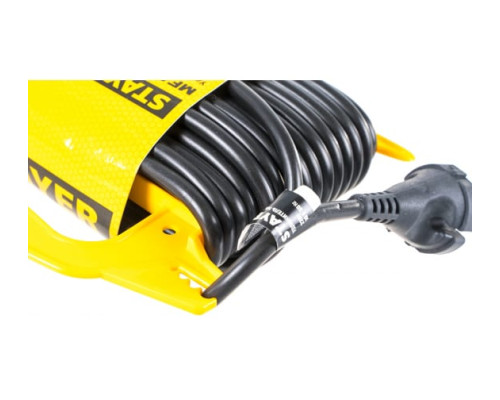 Удлинитель на рамке Stayer MF 207, 10 м, 2200 Вт, 1 гнездо, ПВС 2х0,75 мм2, 55014-10_z01