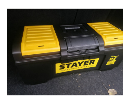 Ящик для инструмента STAYER TOOLBOX-24 пластиковый, Professional 38167-24 Ящик для инструмента STAYER TOOLBOX-24 пластиковый, Professional 38167-24