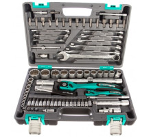 Набор инструментов 82 предмета, 12 гранные головки STELS 14117