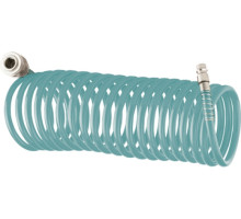 Полиуретановый спиральный шланг с быстросъемными соединениями (6х8 мм; 10 м) Stels 57007