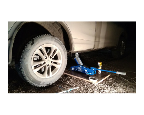 Гидравлический подкатной домкрат с фиксатором 2.5 т STELS SAFETY PIN 51132