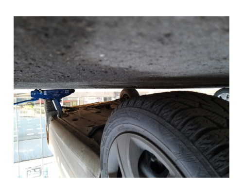 Гидравлический подкатной домкрат с фиксатором 2.5 т STELS SAFETY PIN 51132