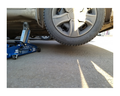 Гидравлический подкатной домкрат с фиксатором 2.5 т STELS SAFETY PIN 51132