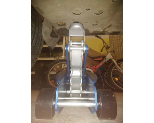 Гидравлический подкатной домкрат с фиксатором 2.5 т STELS SAFETY PIN 51132