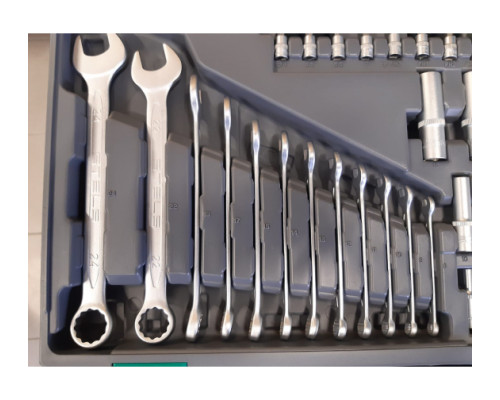 Набор инструмента 1/4", 3/8", 1/2", CrV, S2, усиленный кейс, 216шт STELS 14115 Набор инструмента 1/4", 3/8", 1/2", CrV, S2, усиленный кейс, 216шт STELS 14115