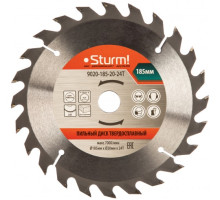 Диск пильный по дереву (185х20 мм; 24T) Sturm 9020-185-20-24T