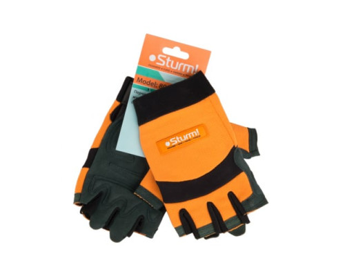 Рабочие мужские перчатки с обрезанными пальцами Sturm р.L 8054-02-L
