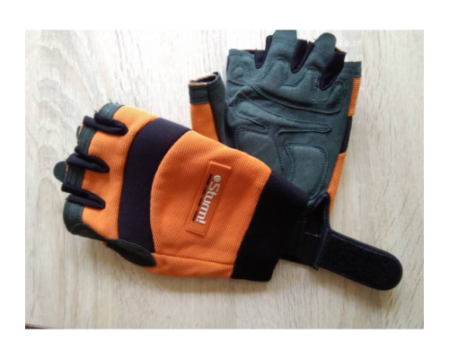 Рабочие мужские перчатки с обрезанными пальцами Sturm р.M 8054-02-M
