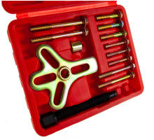 Многофункциональный съемник с болтовыми захватами в наборе, диапазон захватов 30-120 мм, 13 предметов THORVIK AHBPS13 52329