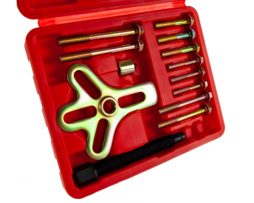 Многофункциональный съемник с болтовыми захватами в наборе, диапазон захватов 30-120 мм, 13 предметов THORVIK AHBPS13 52329