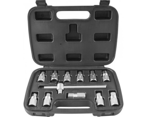 Набор приспособлений для откручивания масляных пробок THORVIK AODTS12 12 предметов 52332