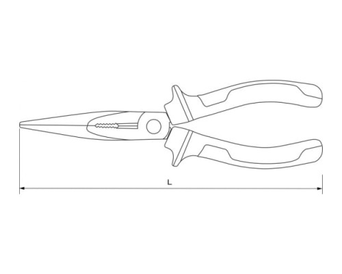 Длинногубцы THORVIK LNP0180 180 мм 52186