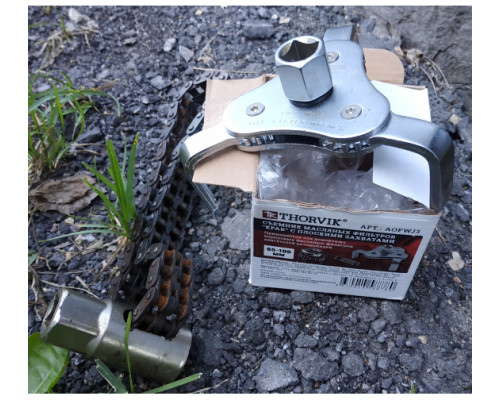 Съемник масляных фильтров Краб с плоскими захватами 65-100 мм THORVIK AOFWJ3 52342