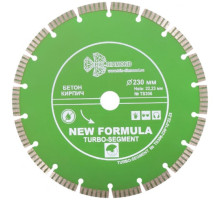 Диск алмазный отрезной Сегмент Турбо New Formula (230х22.2 мм) TRIO-DIAMOND TS306