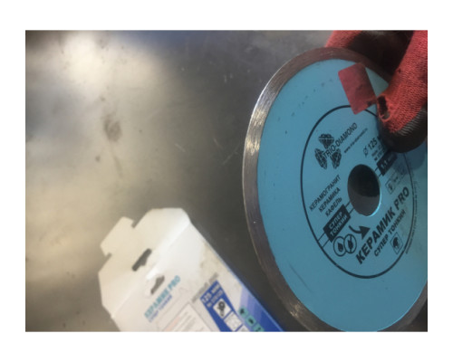 Диск алмазный отрезной Сплошной Супертонкий Керамик PRO (125х22.23 мм) TRIO-DIAMOND 370125