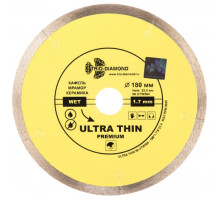 Диск алмазный отрезной Сплошной Ультратонкий Ultra Thin hot press (180х25.4 мм) TRIO-DIAMOND UTW504