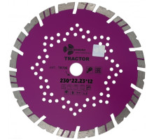 Диск алмазный отрезной Tractor (230х22.2х12 мм) TRIO-DIAMOND TR706