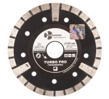 Диск алмазный отрезной Турбо Глубокорез Pro (125х22.23 мм) TRIO-DIAMOND TP152
