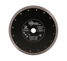 Диск алмазный отрезной Турбо Grand hot press (230х22.23 мм) TRIO-DIAMOND GUT716