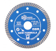 Диск алмазный отрезной Турбо New Formula (125х22.23 мм) TRIO-DIAMOND T102