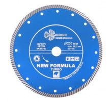 Диск алмазный отрезной Турбо New Formula (230х22.23 мм) TRIO-DIAMOND T106