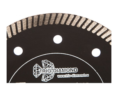 Диск алмазный отрезной Турбо ультратонкий Grand hot press (125х22.23 мм) TRIO-DIAMOND GTT702