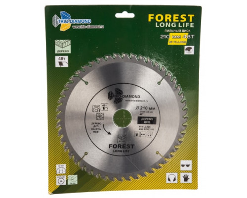 Диск пильный по дереву (210х32 мм; 48Т) TRIO-DIAMOND FLL825